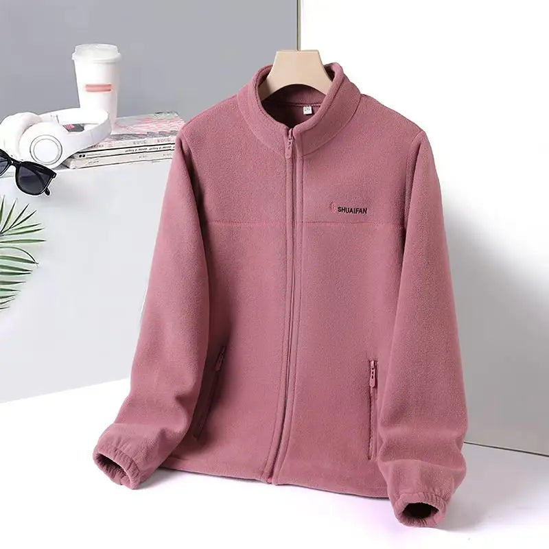 Women's Zipped Fleece Jacket – Warm & Lightweight