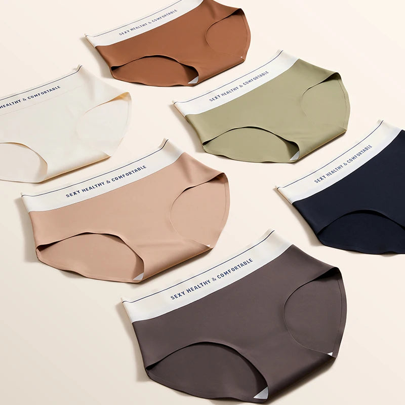 Lot de 4 culottes en soie glacée - confort ultra