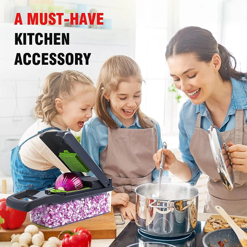 FAST - 16-in-1 Ultra-Fast Vegetable Chopper