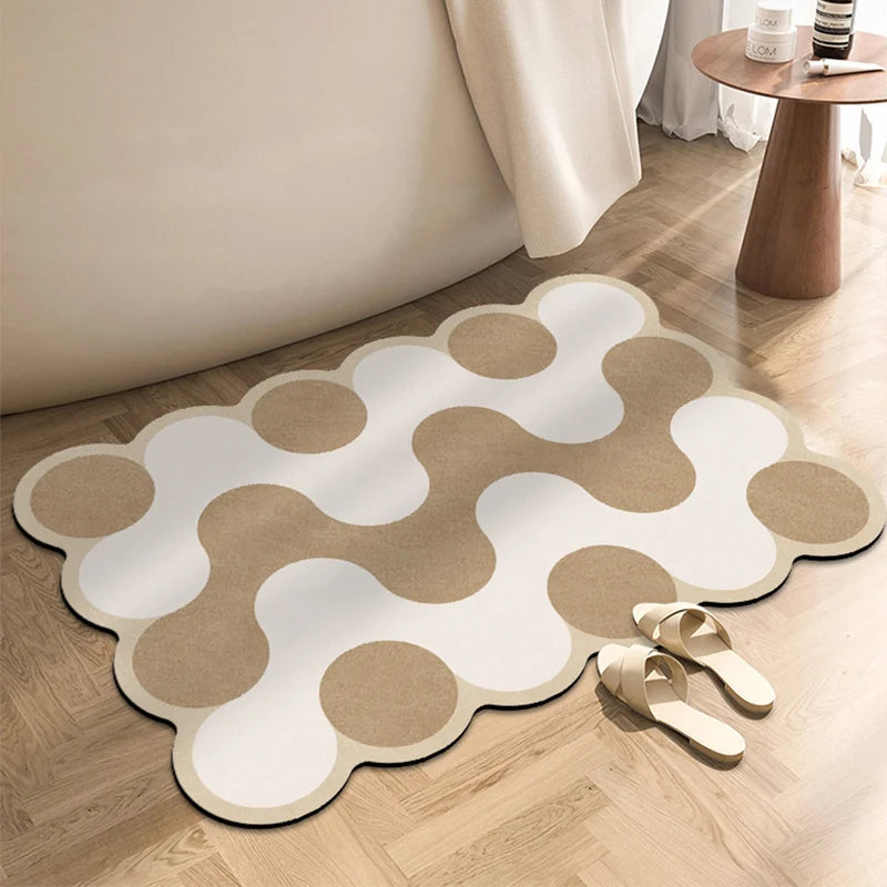 Tapis Douche Innovant - Absorption & Séchage Express