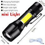 2X Mini LED Ultra-Powerful Keychain Light