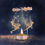 Rotating Metal Candle Holder - Magical Effect