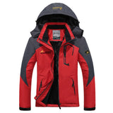 Parka coupe-vent avec capuche pour hommes - Intérieur Polaire