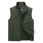 Gilet Demi Saison Léger et Multi Poches