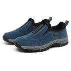 Breathable Suede Leather Slip-On Hiking Shoes