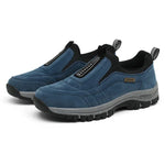 Chaussures de randonnée à enfiler en Cuir suède respirant