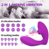 SUCKING - Vibromasseur 2 en 1