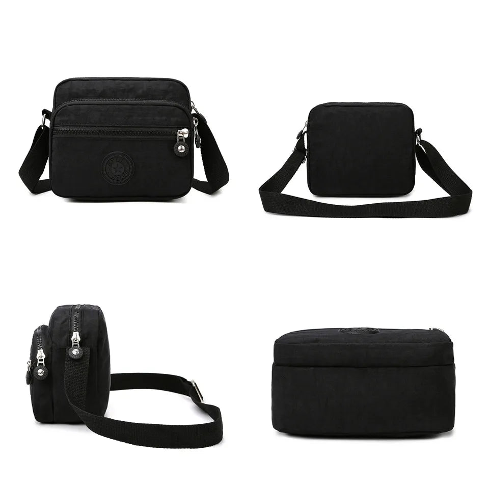 Lightweight large capacity shoulder bag