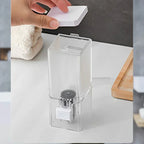 Distributeur de Savon Mural Transparent sans Perçage