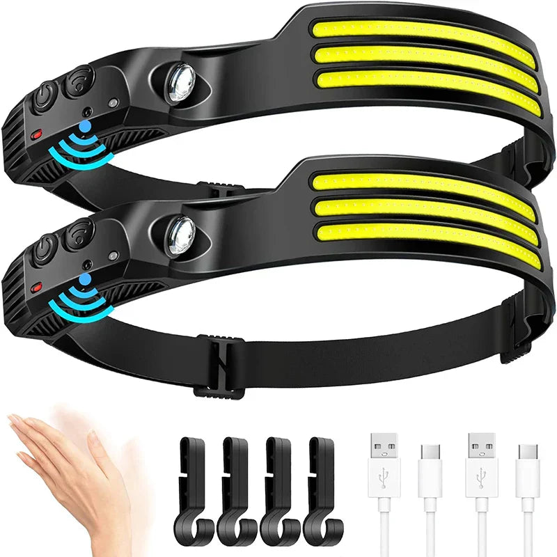 230° Wide-Beam Headlamp & Motion Sensor