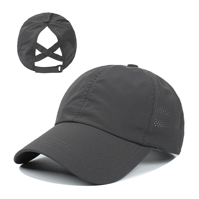 Women's Quick Dry Ponytail Cap