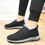 Chaussures fourrées d’hiver pour homme et femme anti dérapantes