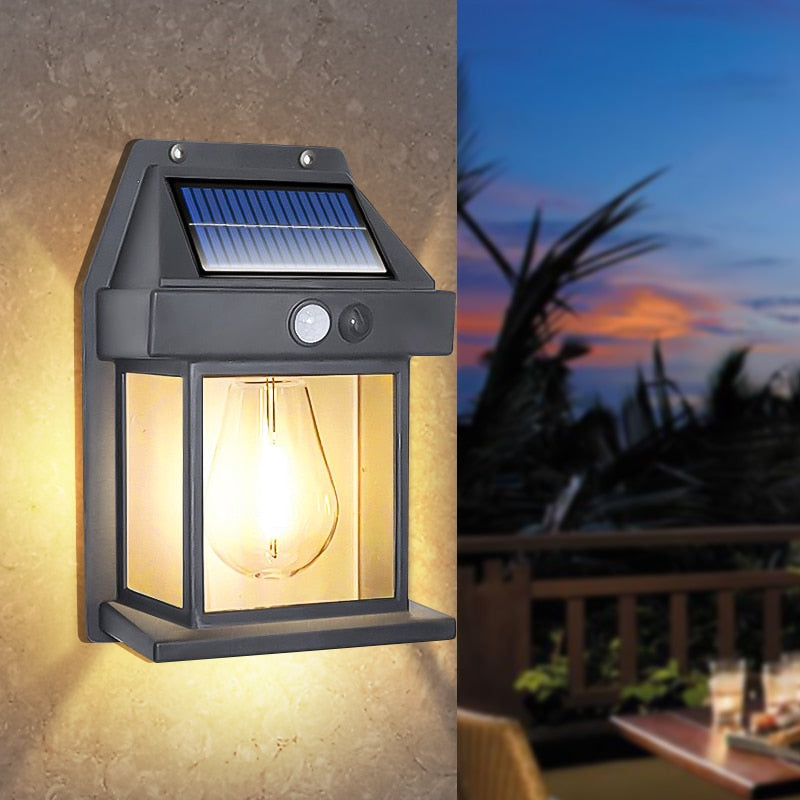 SunGlow - Decorative Solar LED Wall Light