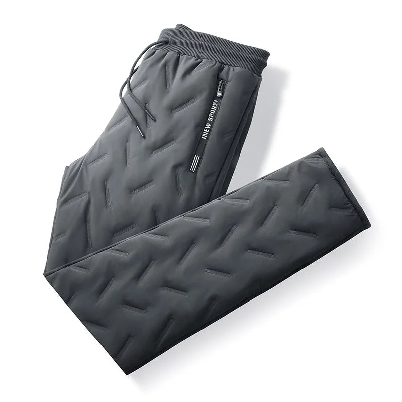 Waterproof fleece-lined jogging bottoms