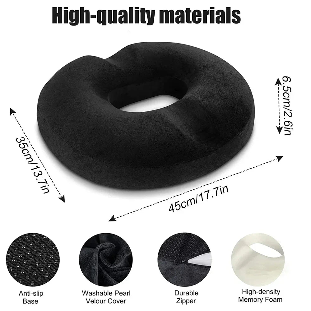 Supreme Comfort Donut Memory Foam Cushion