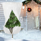 Housse d'isolation coupe-vent et anti-gel pour plantes et arbustes
