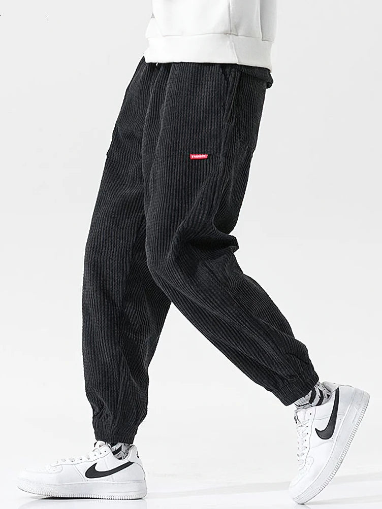 Men's Corduroy Fleece Lined Joggers