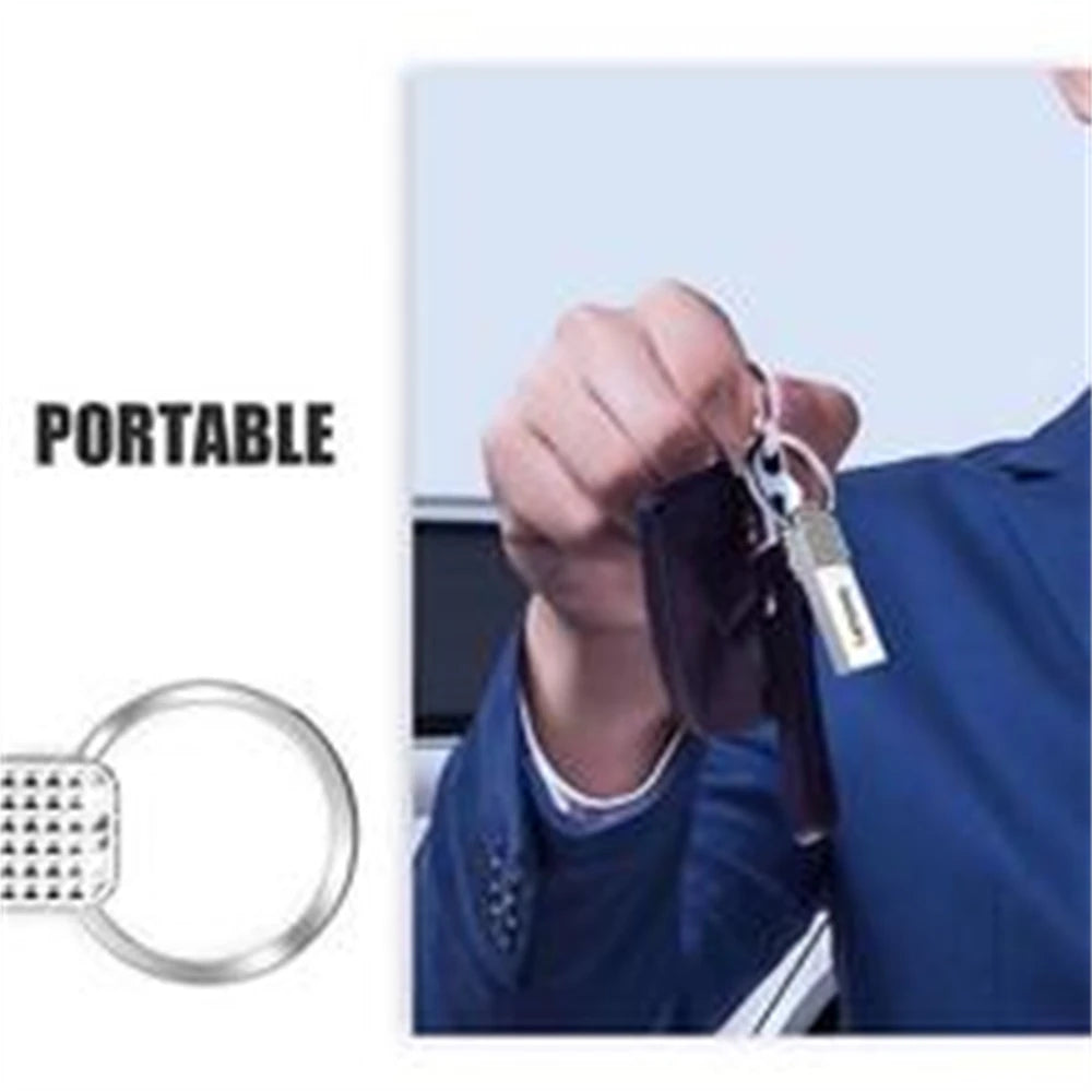 Lenovo - Mini clé USB 2TO en métal Haute Vitesse + Adaptateur