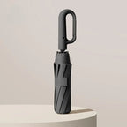 Reinforced Windproof Umbrella - Ergonomic and Practical Handle