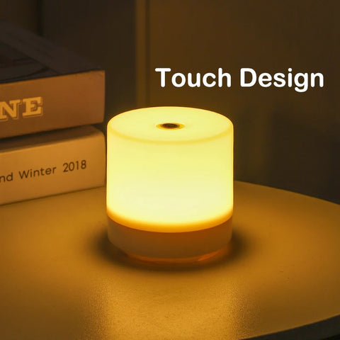 Lampe de chevet LED et tactile - 3 couleurs