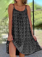 Lightweight and Stretchy Casual Floral Dress