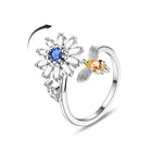 Bague d'anxiété ajustable pour femme