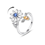 Bague d'anxiété ajustable pour femme