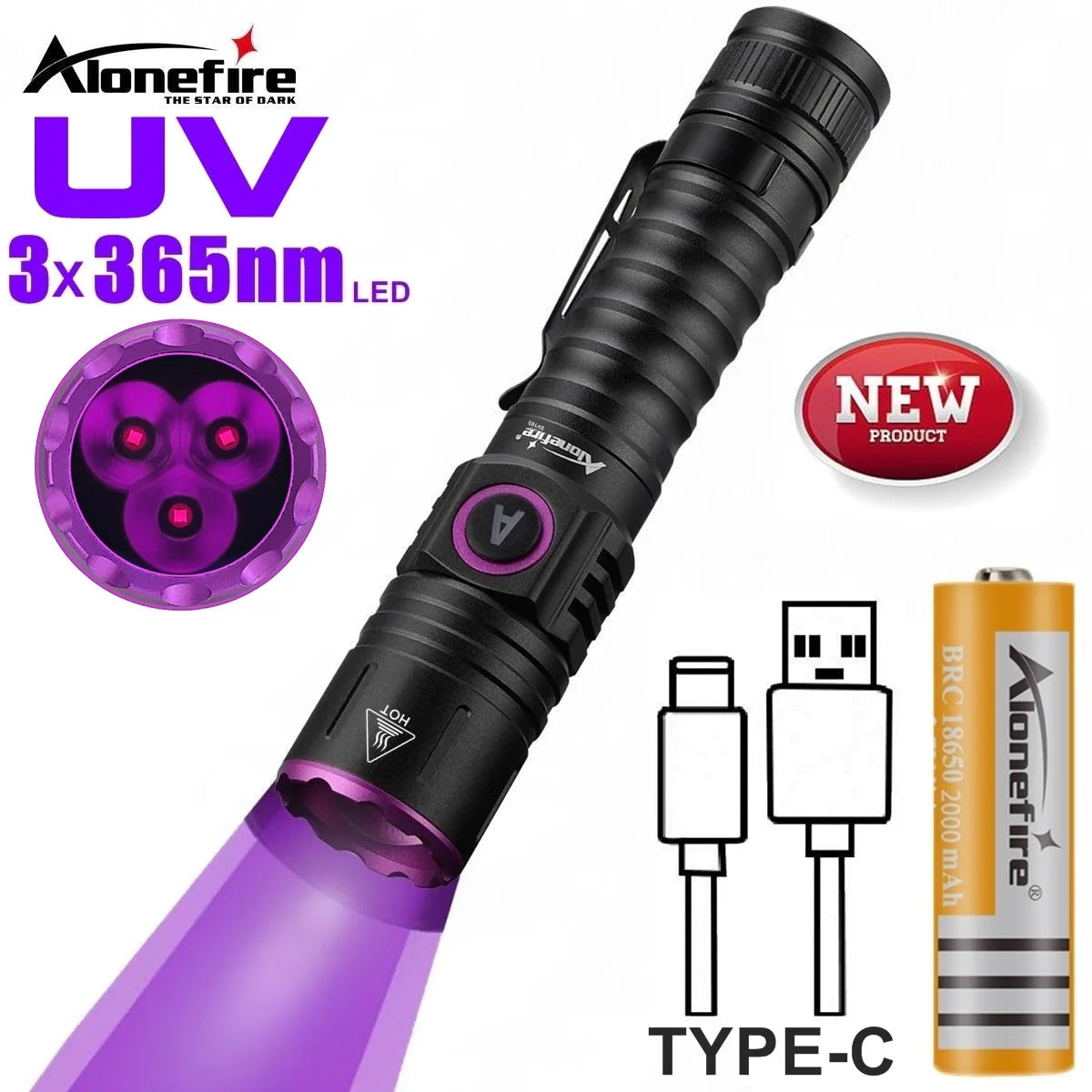 UV Lamp - Urine, Bodily Fluid Detection
