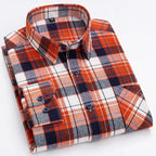 Chemise en Coton à Carreaux