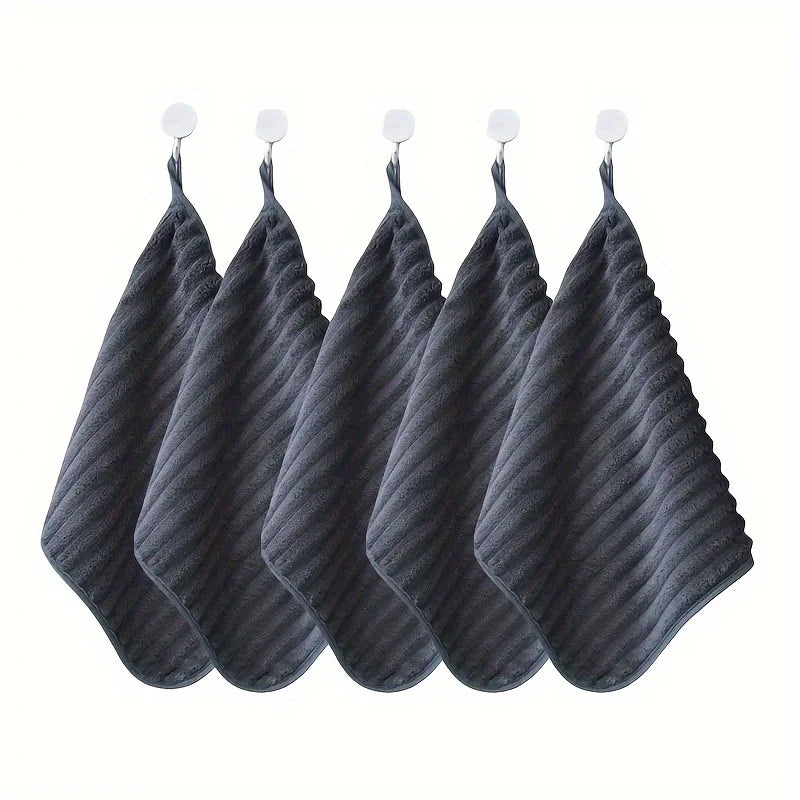 Ensemble 5PCS de Serviettes à Main Super Absorbantes
