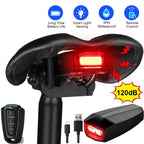 Lumière de Vélo avec Alarme de Détection