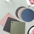 Lot de 4 Dessous de Plat en Silicone Antidérapant