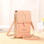 Leather Tactile Phone Wallet Pouch
