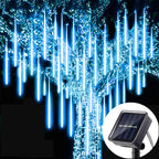 Solar Christmas Icicle String Lights