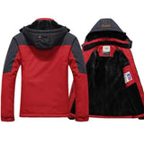 Parka coupe-vent avec capuche pour hommes - Intérieur Polaire