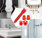 14-in-1 Pipe Wrench Kit - Sink Installation