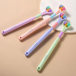 Brosse à dents à trois côtés en forme de V