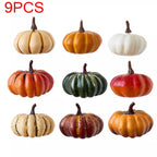 Lot de 9 Citrouilles Décoratives – Décoration Automne et Halloween