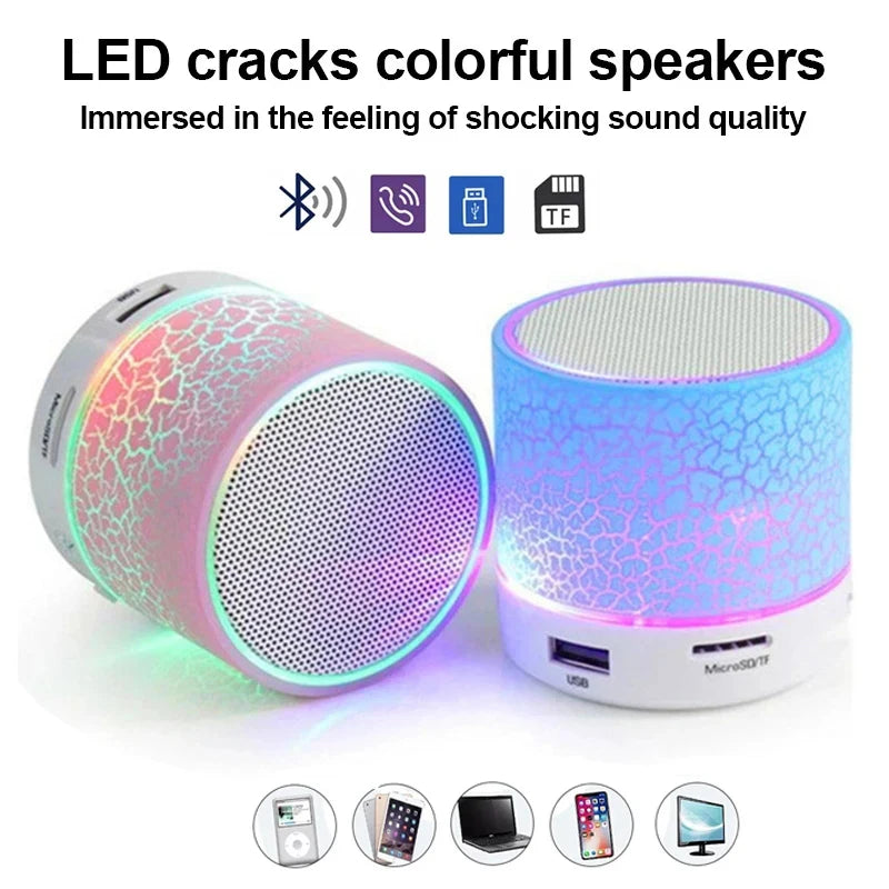 Mini Haut Parleur Portable Lumineux
