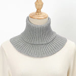 Faux Col Roulé en Maille Chaude