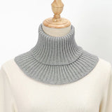 Faux Col Roulé en Maille Chaude