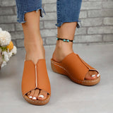 Mules Talons Compensés