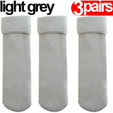 Lot de 3 Chaussettes Doublées Velours - Confort et Chaleur