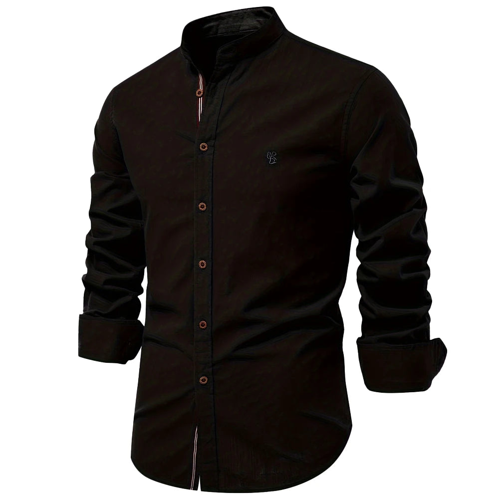Men's 100% Cotton Shirt Casual Elegance - Premium Quality