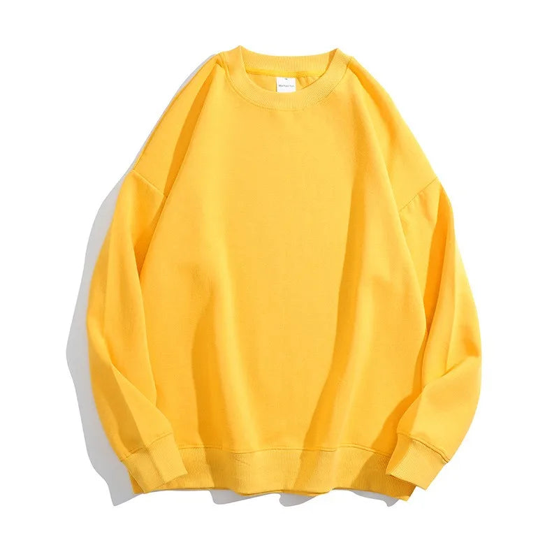 Sweat Shirt Mixte Surdimensionné à Col Rond