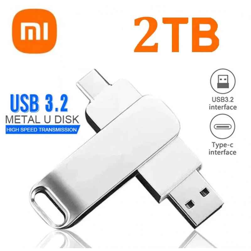 USB 3.2 Flash Drive Up to 16TB + FREE Type-C Adapter