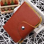 Porte Cartes Elégant en Cuir PU