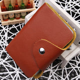 Porte Cartes Elégant en Cuir PU