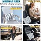 Coussin Gonflable de Soutien Lombaire Portable - Idéal pour Voyage et Détente