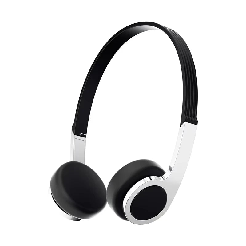 Casque Sans Fil Bluetooth 5.3 Style Rétro – Réduction Active du Bruit ANC, Son HiFi, Micro Intégré & Étanchéité IPX4